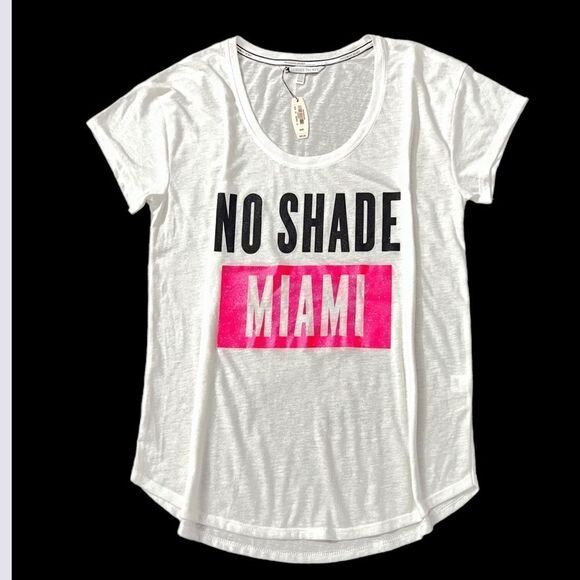 Victoria’s Secret Supersoft tee top & Cotton Hearts Pajama set white pink M - Picture 6 of 7